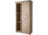 MASSIVMOEBEL24 | Railway #315 Armadio In Legno Di Mango - Laccato / Whitewash 100X50X190