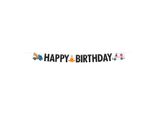 Amscan 9906584 - Catena Party On The Road, 180 X 15 Cm, Carta, Ghirlanda, Decorazione Da Appendere, Compleanno