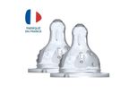 Dodie Biberon Di Iniziazione + Anticolica 3 Velocità +6M - Tettarella Rotonda - 2 Tettarelle