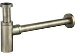 Sifone Per Lavabo, Sifone 1 1/4 '', Ottone, Bronzo, Sifone Per Lavabo, Sifone Di Scarico