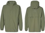 Giacca Antipioggia Da Bicicletta Basil Hoga Unisex Verde Oliva Varie Taglie - Taglia: L