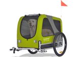 DOGGYHUT® Premium LARGE Hundefahrradanhänger 15 - 30kg Hundeanhänger Fahrradanhänger für Hunde mittelgroße bis große Hunde