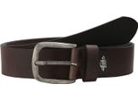 Lloyd Pelle Cintura Buffaloleather Belt 4.0 W80 Dark Brown Marrone
