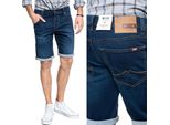 Mustang Uomo, Pantaloncini Chicago Short, Slim Fit, W40, Blu, Pantaloncini, Pantaloni,