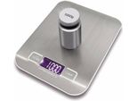 Topchances Bilancia Da Cucina Bilancia Digitale Bilancia Elettronica Professionale, Bilancia Da Cucina Con Display Lcd-Meravigliosa Precisione Fino A 1G (5Kg Peso Massimo)-Argento