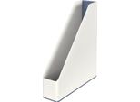 Cartella Per Riviste Leitz 5362 Wow Duo Color, A4, 4 Pezzi, Colore:Bianco/Grigio