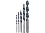 Stubai Set Di Punte Per Legno 4,5,6,8,10 Mm 5 Pezzi