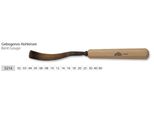 Scalpello Stubai Serie 52 - Forma 26 | Sgorbia A Gomito 30 Mm, Con Manico In Legno, Per Preforare, Per Lavori Di Battuta, Sgrossatura, Rosette, Per Lavorare Il Legno
