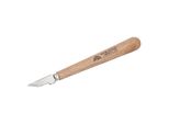 Coltello Da Intaglio Stubai 50 Mm | Coltello Da Intaglio Con Manico In Legno, Lama Stretta, Bordo Smussato, Lavorazione Del Legno, Utensile Da Intaglio