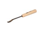Scalpello Stubai Serie 52 - Forma 26 | Sgorbia A Gomito 10 Mm, Con Manico In Legno, Per Preforare, Per Lavori Di Battuta, Sgrossatura, Rosette, Per Lavorare Il Legno