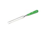Forchetta Da Cucina Stubai | 140 Mm | Forchetta Da Carne Forgiata In Un Unico Pezzo, In Acciaio Inox, Lavabile In Lavastoviglie, Manico Verde