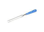Forchetta Da Cucina Stubai | 140 Mm | Forchetta Da Carne Forgiata In Un Unico Pezzo, In Acciaio Inox, Lavabile In Lavastoviglie, Manico Blu