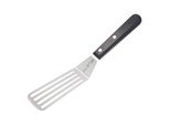 Paletta Angolare Stubai Con 4 Fessure 125 X 50 Mm | Giratutto In Acciaio Inox Per Preparare E Servire Carne, Pesce E Alimenti, Antiruggine, Lavabile In Lavastoviglie