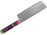 Mannaia Damasco Coltello Da Cucina, La Mannaia Coltello Da Macellaio E Coltello Con Lama Affilata E Manico Unico