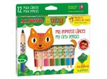 Set Di Matite Colorate Per Bambini Con 12 Matite Colorate Alpino Al000177
