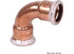 Geberit 60104 Mapress Curva In Rame 90Gr D22
