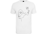 Mister Tee Female Shirt Maglietta Da Donna A Una Linea Bianco-S