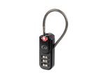 Lifeventure Tsa Zipper Lock Padlock Nero Nero Taglia Unica