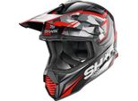 Shark Varial Replica Tixier Motocross Helm, Schwarz/Rot, 2XL (63/64)