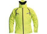Dane Byge Xpr-Tex Giacca Antipioggia Da Moto, Giallo Neon, 2XL