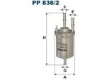Filtro Kraftstoff Filtron Pp 836/2