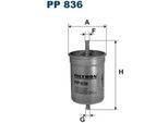 Filtron Filtro Carburante Filtro In Linea Pp 836