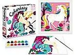 SentosphèRe Unicorno Dipingi Per Numeri - Set Di Lavoretti Creativi Per Bambini