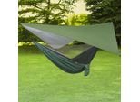 Amaca Da Campeggio Topchances Con Zanzariera, Tenda Antipioggia E Cinghie Per Alberi, Capacità Di Carico 300 Kg, Amaca In Nylon Con Borsa Per Il Campeggio, L'escursionismo, Il Giardinaggio, I Viaggi, Lo Zaino All'aperto