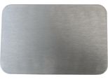 Piastra In Acciaio Inox Opaco 20,5X14 Cm