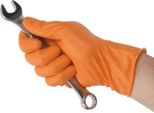 Kunzer Guanti Monouso In Nitrile Arancione Tiger Grip Taglia S (100 Pz.) Tigergrips