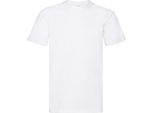 Fruit Of The Loom 61-044-0 | Maglietta Da Uomo Super Premium - Colore: Bianco - Taglia: Xxl