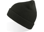 Atlantis Woll | Woolly Beanie, Berretto A Coste - Colore: Verde Bosco - Taglia: Unica