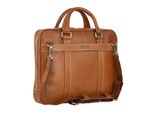 Leonhard Heyden Pelle Cartella Borsa A Tracolla Con Scomparto Per Laptop Bergamo Zipped Briefcase 1 Light Brown Marrone