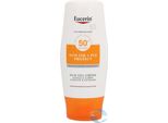 Eucerin Sun Leb Protect SPF50+ Gel-Crema Di Protezione Solare Per Viso E Corpo, 150 Ml