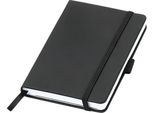 Taccuino "Agenda"" A5 - Taccuino Rivestito In Pvc Con Elastico, Portapenne E 96 Pagine A Scacchiera - Diario Per Appunti Personali - Nero"