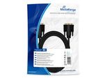 Mediarange MRCS129 Mediarange Dvi Anschlusskabel 2X Div (24+1-Polig) 2M Schwarz