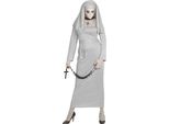 Costume Da Suora Fantasma Da Donna Costume Di Halloween Grigio
