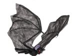 Pipistrello Halloween Decorazione Appesa Nero 50Cm - Taglia Unica