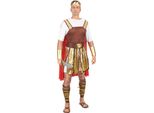 Costume Da Soldato Legionario Romano Marrone-Bianco-Oro - Taglia Unica (42)