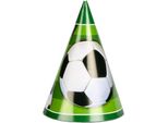 Cappelli Da Calcio 8 Pezzi Verde-Nero-Bianco - Taglia Unica