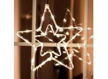 Stella Luminosa A Corda Led Con 30 Led - Circa 28 X 27 Cm