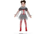 Guirca Costume Da Clown Malvagio Per Bambina 5-6 Anni 5-6 Anni
