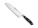 Coltello Santoku Arcos Riviera 233500 In Acciaio Al Nitro, Con Mango In Poliossimetilene E Lama Da 18 Cm In Astuccio