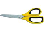 Forbici Da Cucina Arcos 185725 In Acciaio Inox E Polipropilene Mango + Elastomero Giallo Da 240 Mm In Confezione Blister.