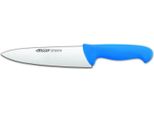 Coltello Da Chef Arcos Colore - Prof 292123 Acciaio Inox Nitrum E Mango Lama Ergonomica In Polipropilene Blu E Lama Da 20 Cm, Vetrinetta