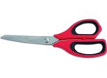 Forbici Da Cucina Arcos 185722 In Acciaio Inox E Polipropilene Mango + Elastomero Rosso Da 240 Mm In Confezione Blister.