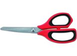 Forbici Da Cucina Arcos 185622 In Acciaio Inox E Polipropilene Mango + Elastomero Rosso Da 215 Mm In Confezione Blister.