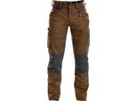Dassy® Helix Pantaloni Da Lavoro Elasticizzati Lehmbraun/Anthrazitgrau Taglia 46 Lunghezza: Plus