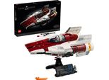 LEGO 75275 Star Wars A-wing Starfighter Set für Erwachsene, Fanartikel, Sammlerstück, Raumschiff mit Minifigur und Infotafel