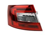 Johns, Luce Posteriore Combinata A Led Compatibile Con Skoda Octavia 5E 11/12-02/17 Lato Guida Sinistro